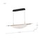 Nuvo Geneva, 46 Inch LED Island Pendant, Matte Black, Silk Screened Acrylic Lens 62/2023 - alternate 5
